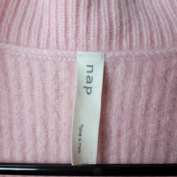 Nap 100% Cashmere Pink Spring Cardigan Size Small - Picture 4 of 8
